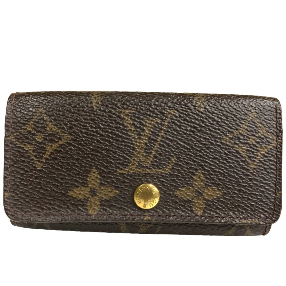 Authentic Louis Vuitton Multicles 4 Key Case Monogram Key Holder jp30-120225